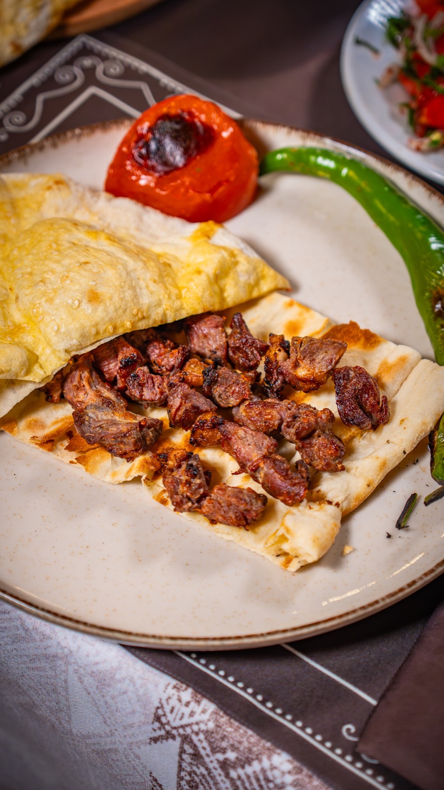 Paylaşımlık et tabağı